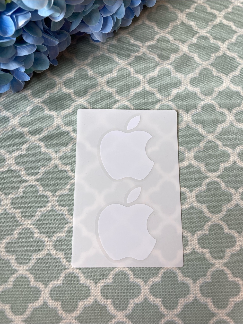 Apple Stickers White NEW